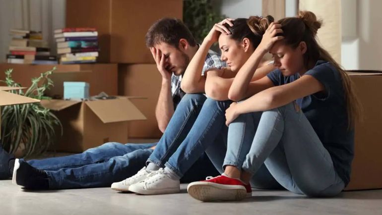 Muchas familias sufren el desalojo. En este caso se llegó a evitarlo por intermedio de la justicia. Foto ilustrativa.