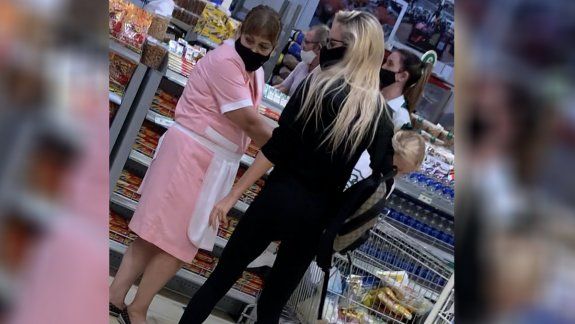 Luli buscó salir del escándalo pero no habló del uniforme de telenovela