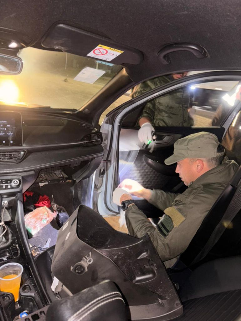 El operativo estuvo a cargo de Gendarmería Nacional en un control rutinario sobre Ruta Nacional 3.