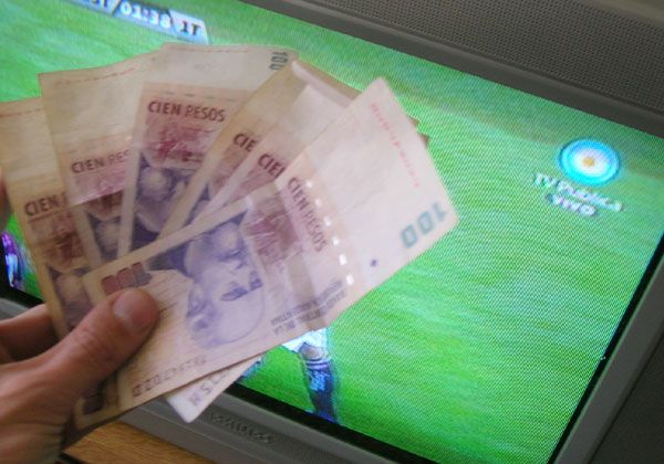 Dinero de TV en el Argentino A