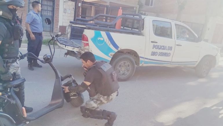 Cacería de motos en Cipolletti: la BMA recuperó cinco rodados robados y con irregularidades