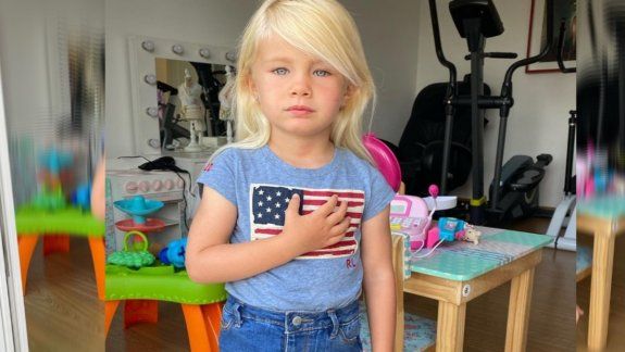 Luciana Salazar hizo que su hija celebrara el triunfo de Biden