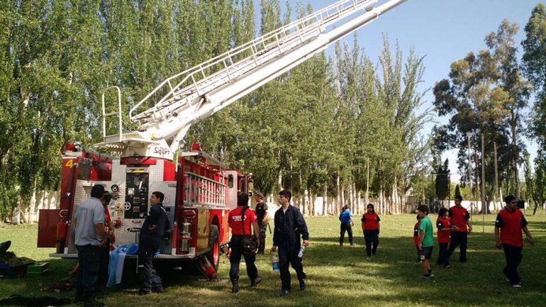 Aspirantes a bomberos se reunieron este fin de semana en Cipolletti.