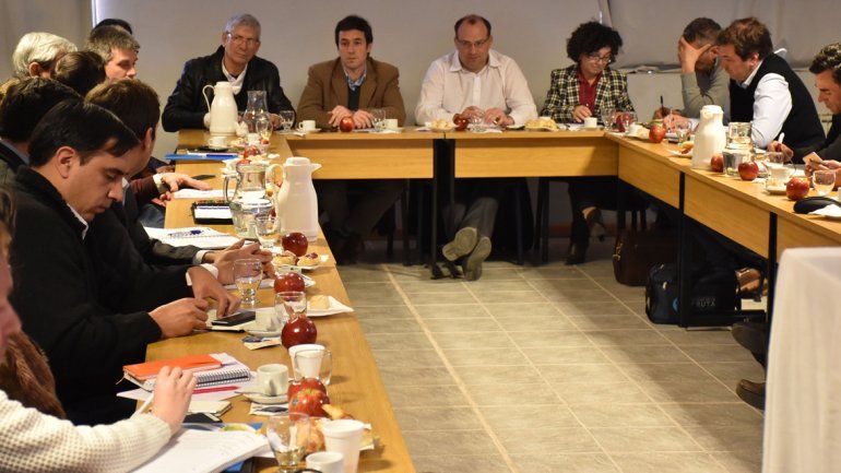 La reunión se llevó a cabo en la vieja estación experimental del INTA