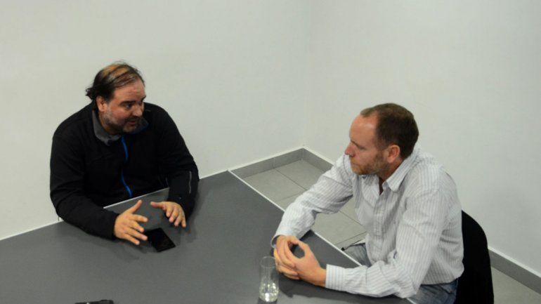 Caldiero y Sobisch en una ronda periodística del campeonato pasado. El Federal A no tiene fecha de inicio.