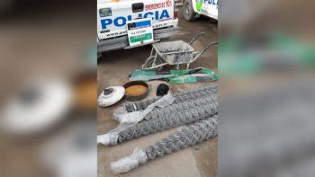 persecucion por las chacras por el robo de alambrado