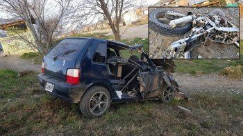 un motociclista murio en un tragico accidente en bariloche