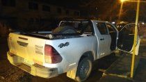 ladron se atrinchero en una camioneta en las 1200 viviendas