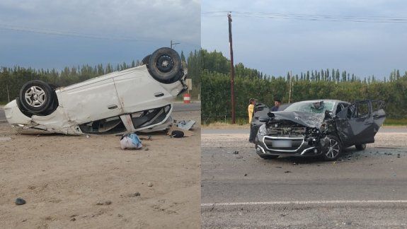 Familia cipoleña se salvó de milagro tras un impresionante choque