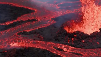 impactante video de la erupcion del volcan mauna loa