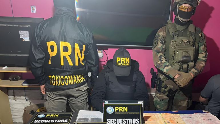 Personal policial del área de Toxicomanía encabezó la investigación por la venta de drogas en el Valle Medio. 