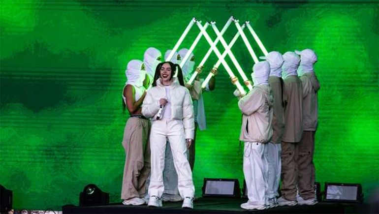 Fiesta Nacional de la Nieve: Nicki Nicole convocó a una multitud al cerro Catedral