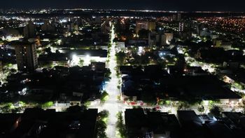 La ciudad avanza en el plan de recambio de luminarias led en todos los sectores.