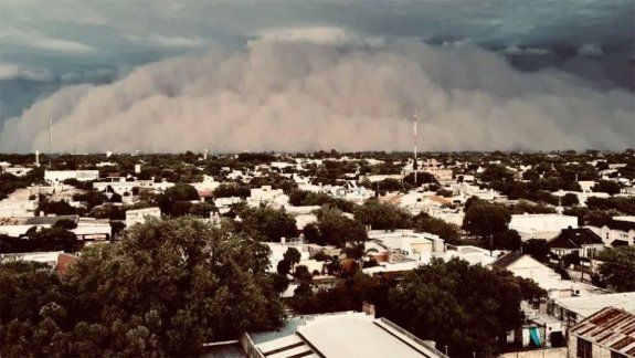 La espectacular tormenta que azotó La Pampa