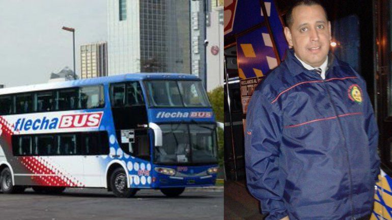 El auxiliar de servicio de FlechaBus fue identificado como Javier Guiraldez oriundo de Mendoza. 