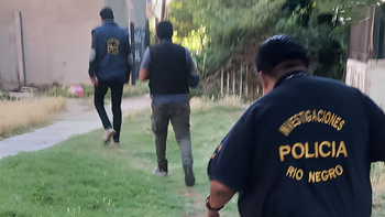 El allanamiento de la policía de Río Negro arrojó exitoso resultado. Foto archivo.
