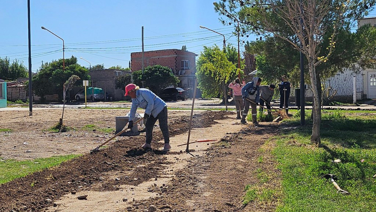Esta tarde, el municipio inaugura la renovada Plaza del Sol en el barrio Anai Mapu.