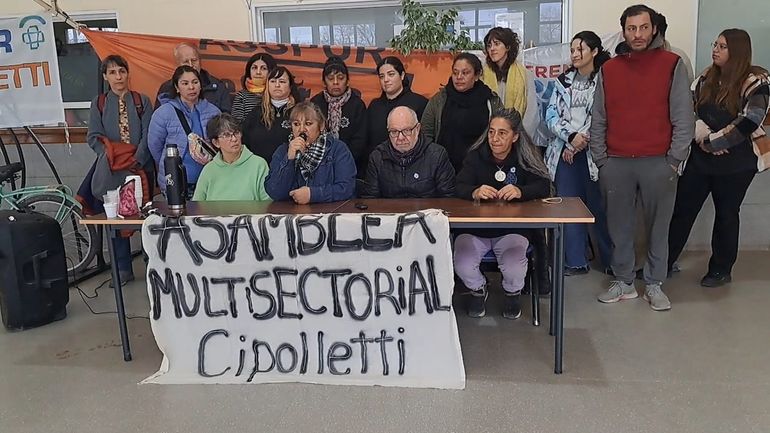 La Asamblea Multisectorial de Cipolletti apoya los reclamos de los hospitalarios por mejores salarios para el personal y la recuperaci&oacute;n de las prestaciones.