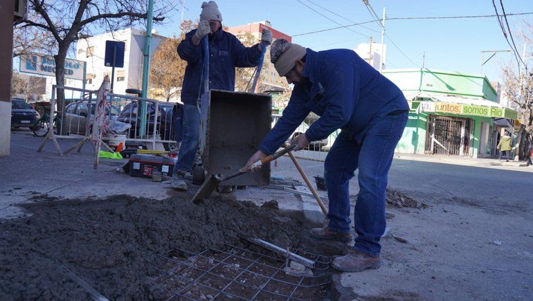Veredas más accesibles: en Cipolletti ya se ejecturaron 62 nuevas rampas