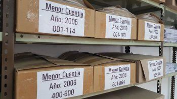 Los procesos de menor cuantía se resuelven en forma muy rápida.