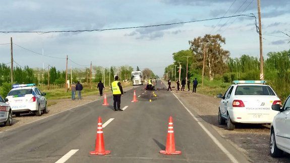 Un cipoleño murió en un brutal choque sobre la 22