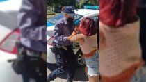 no fue detenida por el cigarrillo, fue por el desorden que ocasiono