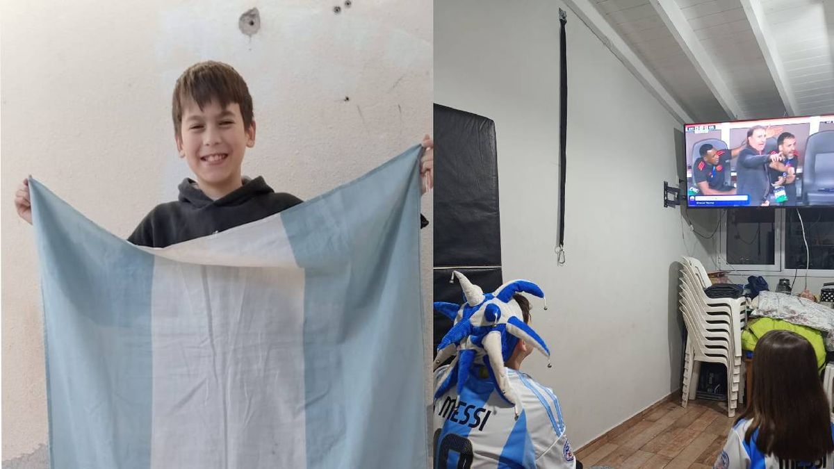 Máximo encontró la bandera y se la devolvió a Andy. Grande Máximo!