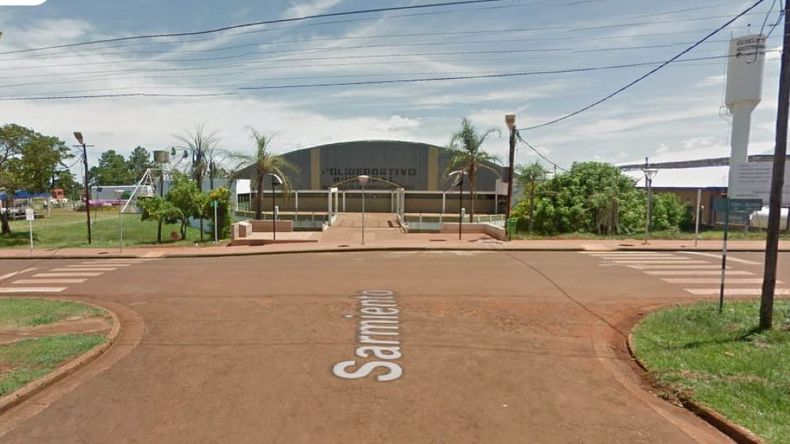 El Polideportivo de Campo Grande, donde se realizó la fiesta de egresados del colegio local, aunque el organizador no cumplió con lo pactado.&nbsp;