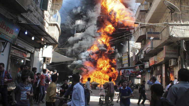 La guerra en Siria es una postal cotidiana