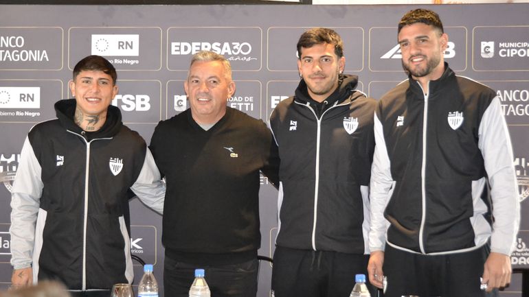 Gutiérrez junto a Leandro Vella y Cristian González