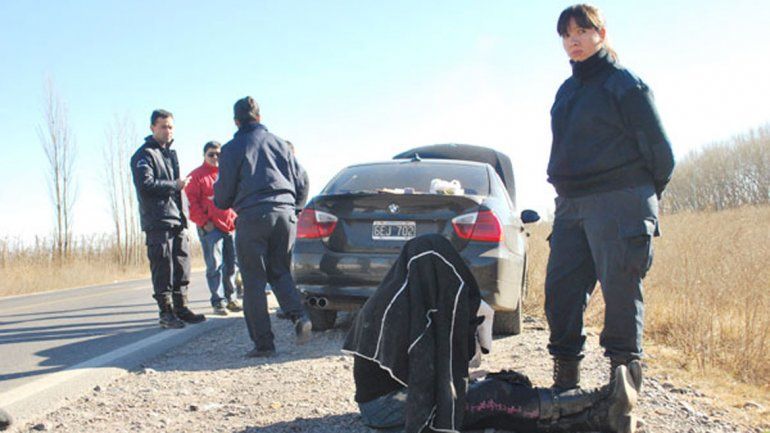 La Caminera rionegrina llevó adelante la detención de Constancio Ruiz Díaz cuando viajaba en un BMW.