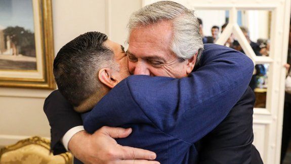 La despedida de Alberto Fernández a Maradona: Fue enorme