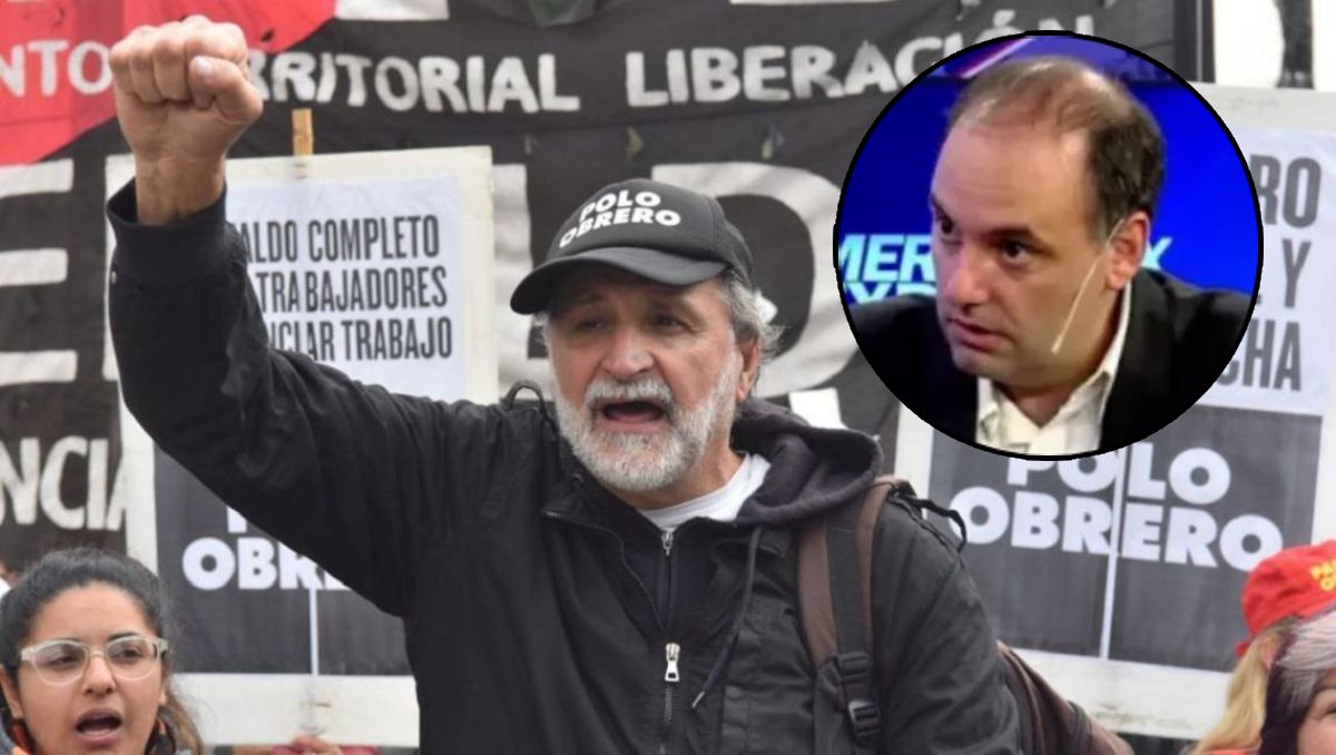 Manuel Adorni apuntó contra el Polo Obrero y Eduardo Belliboni, su principal figura.