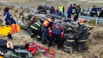 El accidente fatal ocurrió en un sector cercano al Cañadón Minerales. Foto: Gentileza (La Opinión Austral).