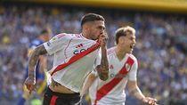 superclasico: river es superior a boca y le gana con gol de lanzini