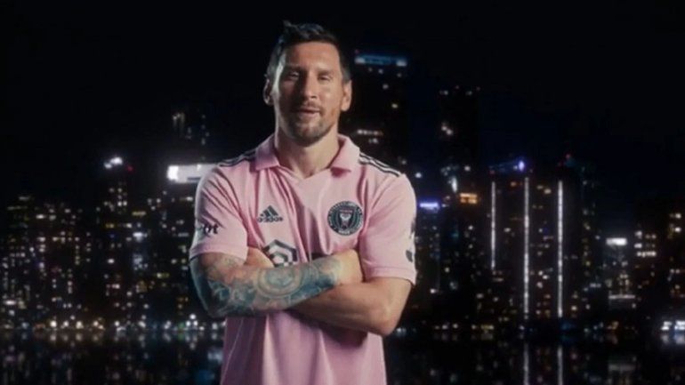 Messi firmó con el Inter y fue presentado con un particular video