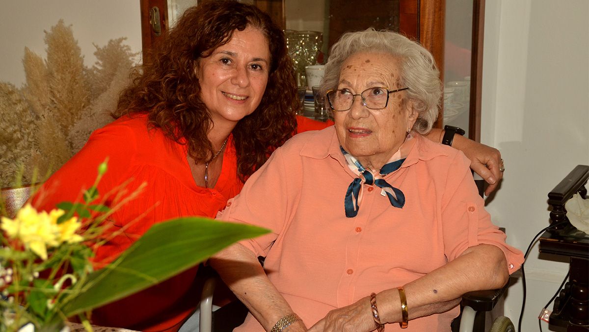 Una gran abuela, nos llenó de amor, la elogió Gabriela Campusano, su nieta y ex directora de varios establecimientos educativos de la ciudad.