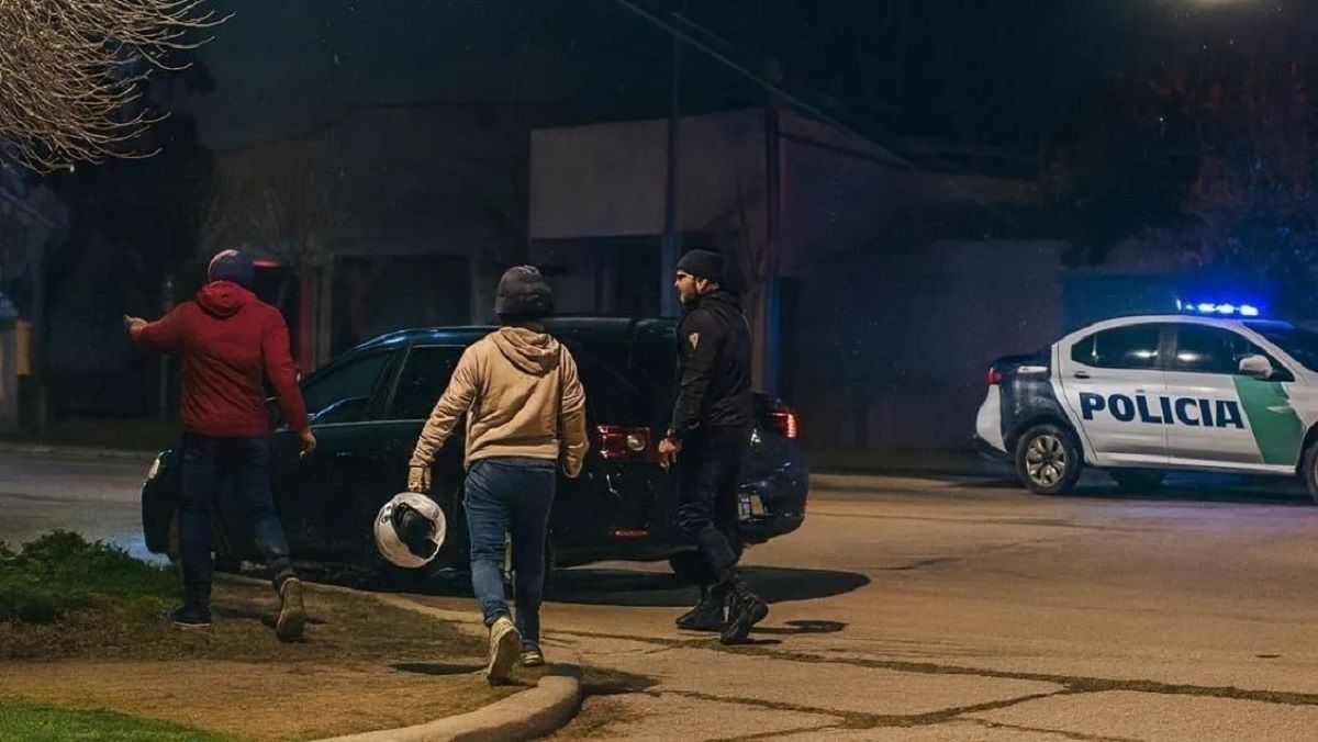 La Policía de Río Negro intervino en el hecho y secuestró los vehículos robados.