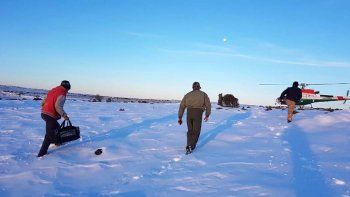 rescataron a 6 personas aisladas en la meseta de somuncura