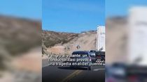 video: locura al volante casi ocasiona una tragedia en el tercer puente