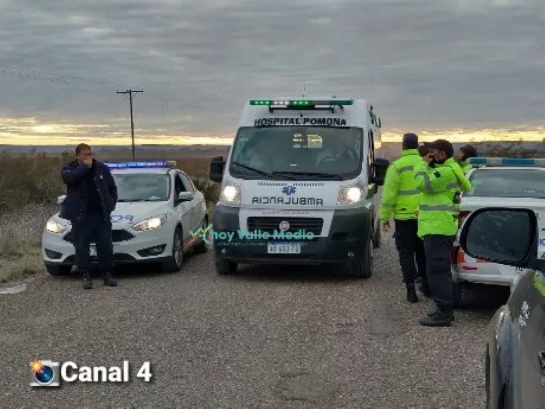 Hallaron calcinado a un panadero en la zona del Valle Medio