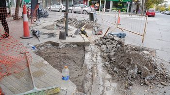Cipolletti avanza en la adecuación de las esquinas con nuevas rampas accesibles para los vecinos.