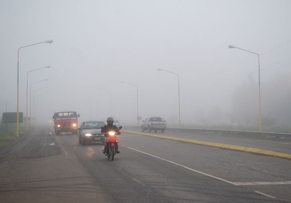 Jornada con niebla en la región