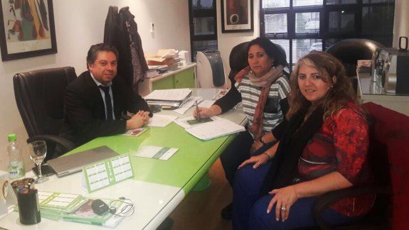 Legisladoras Silvia Paz y Tania Lastra