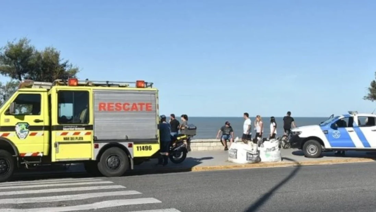 Hallaron el cuerpo de un hombre que se arrojó al mar para que no ir preso