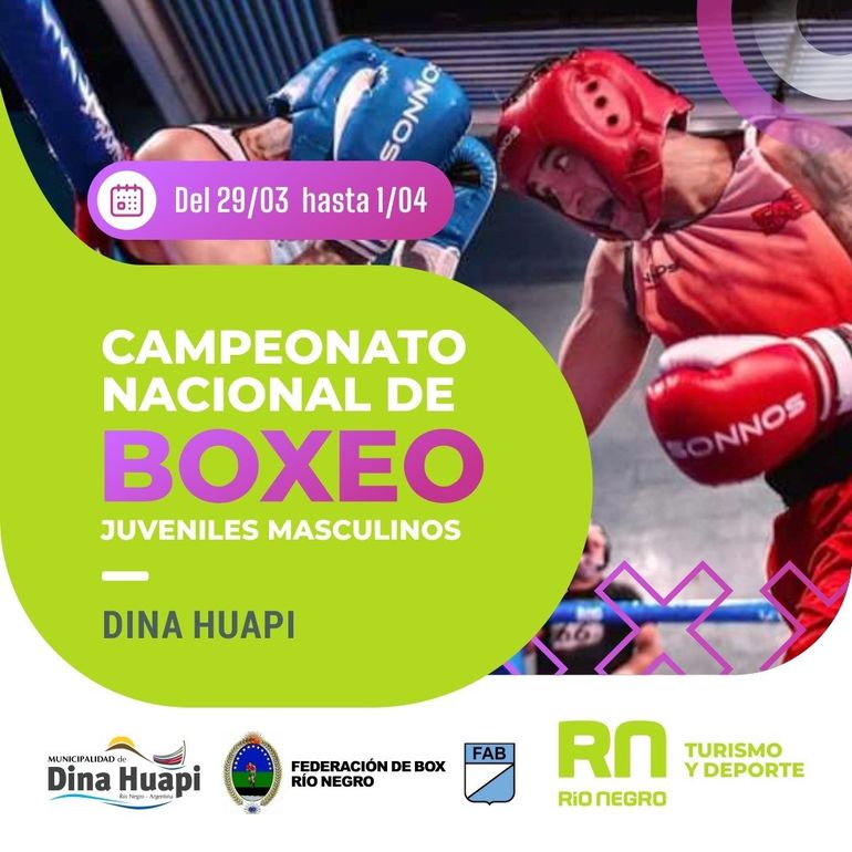 Los mejores jóvenes boxeadores del país llegan a competir a Dina Huapi