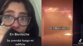 el estremecedor video de una joven atrapada en el bariloche center