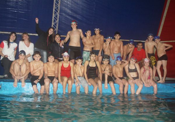 Festejo mojado en Unión