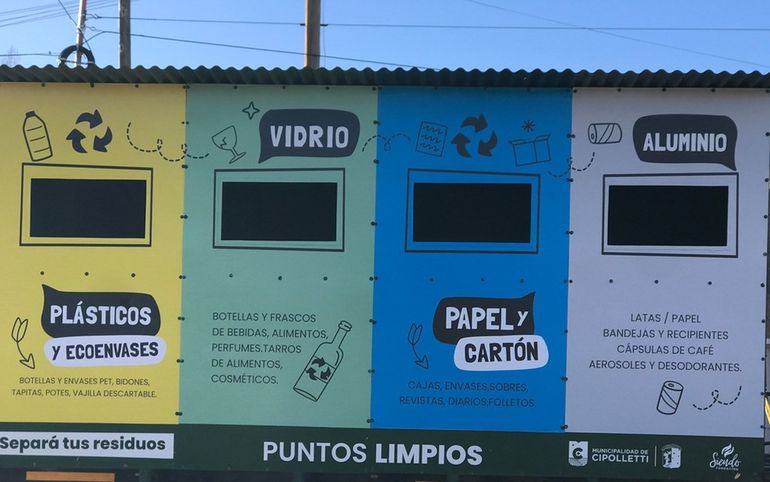 El Municipio de Cipolletti renovó y reubicó los pileros﻿ en distintos puntos de la ciudad. Foto: Gentileza.