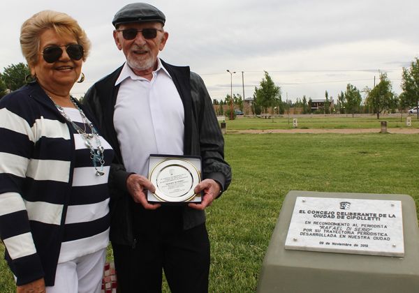 Homenajearon al periodista Rafael Di Serio